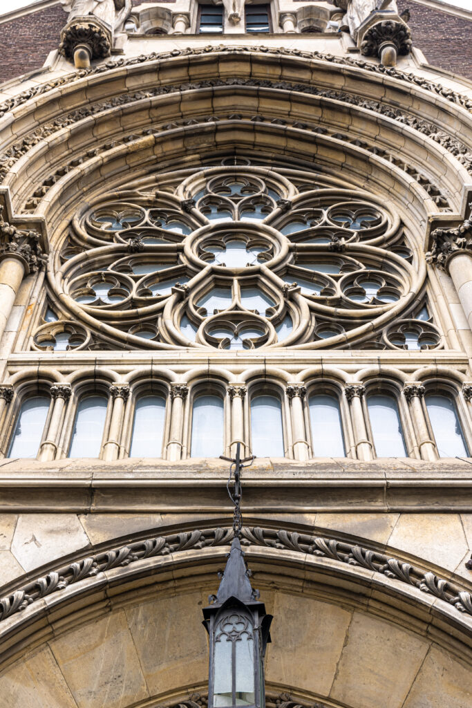 Facciata gotica dell'Abbazia di Westminster