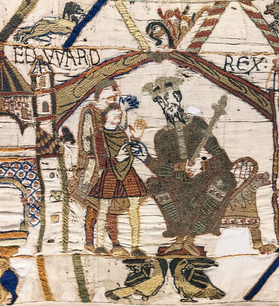 L'abbazia consacrata da Edoardo il Confessore nell'arazzo di Bayeux